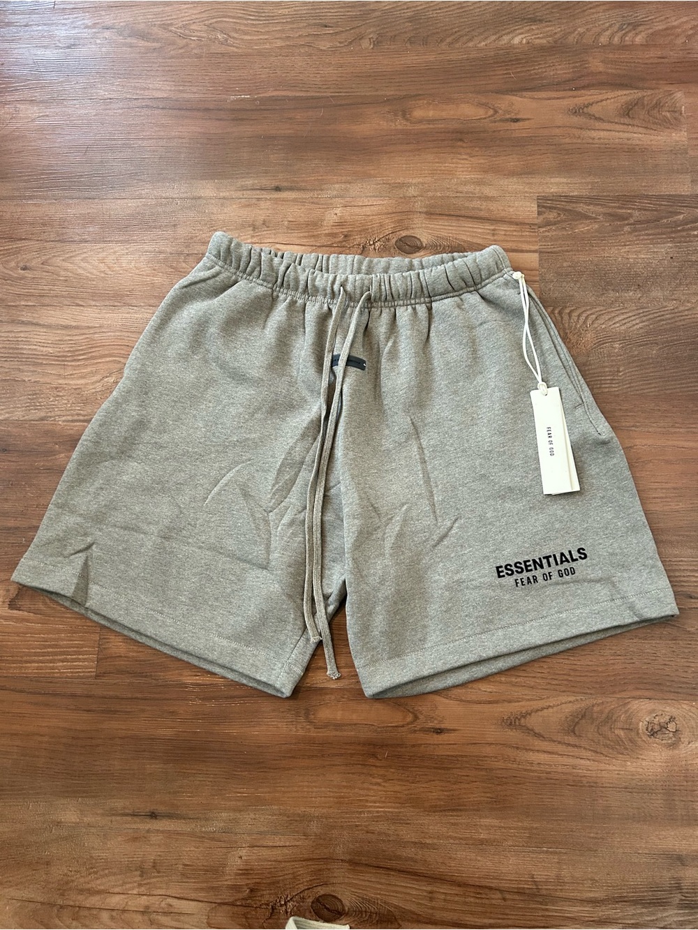 Authentic Fear of God Essentials Homestead Heather Shorts SS25 Size Medium NWT